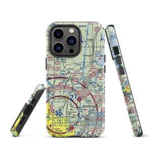 Sand Ridge Airpark Inc Airport (OK94) VFR Sectional  Tough iPhone Case