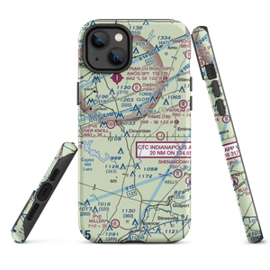 Sanders Gyroport Airport (IN88) VFR Sectional  Tough iPhone Case