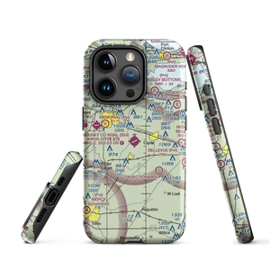 Sandusky County Regional Airport (S24) VFR Sectional  Tough iPhone Case