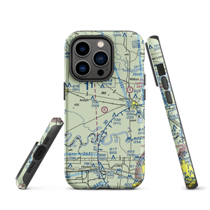 Sandy Ridge Farms Airport (57AR) VFR Sectional  Tough iPhone Case