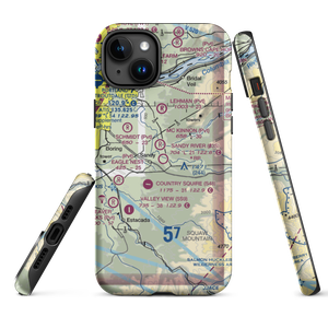 Sandy River Airport (03S) VFR Sectional  Tough iPhone Case