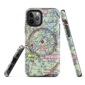 Sanford-Lee County Regional Airport (TTA) VFR Sectional  Tough iPhone Case