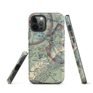 Sankey Airport (1PS4) VFR Sectional  Tough iPhone Case