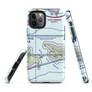 Santa Cruz Island Airport (SZN) VFR Sectional  Tough iPhone Case