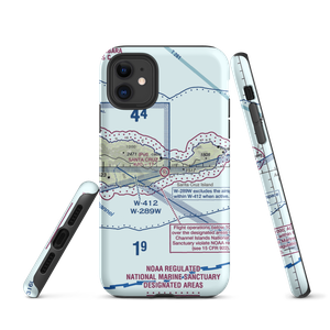 Santa Cruz Ranch Airstrip (44CA) VFR Sectional  Tough iPhone Case