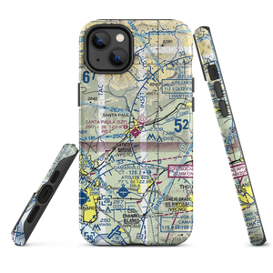 Santa Paula Airport (SZP) VFR Sectional  Tough iPhone Case