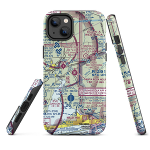 Santa Rosa Nolf Airport (NGS) VFR Sectional  Tough iPhone Case