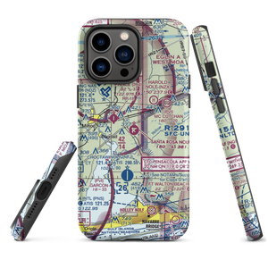 Santa Rosa Nolf Airport (NGS) VFR Sectional  Tough iPhone Case