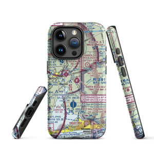 Santa Rosa Nolf Airport (NGS) VFR Sectional  Tough iPhone Case