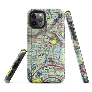 Saratoga County Airport (5B2) VFR Sectional  Tough iPhone Case