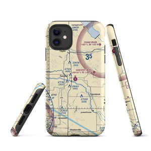 Sargent Municipal Airport (09K) VFR Sectional  Tough iPhone Case