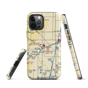 Satanta Municipal Airport (1K9) VFR Sectional  Tough iPhone Case