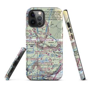 Satterbergs Airport (13AK) VFR Sectional  Tough iPhone Case