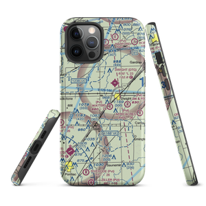 Sauer Airport (08LL) VFR Sectional  Tough iPhone Case