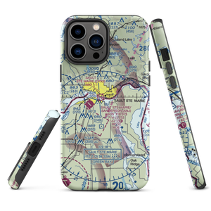 Sault Ste Marie International Seaplane Base (MI8) VFR Sectional  Tough iPhone Case