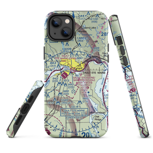 Sault Ste Marie International Seaplane Base (MI8) VFR Sectional  Tough iPhone Case