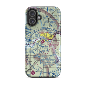 Sault Ste Marie Municipal Sanderson Field (ANJ) VFR Sectional  Tough iPhone Case