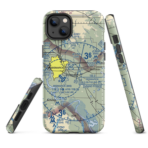 Sauter Airport (ND96) VFR Sectional  Tough iPhone Case