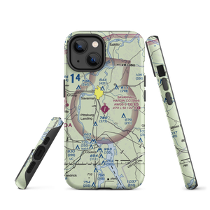 Savannah Hardin County Airport (SNH) VFR Sectional  Tough iPhone Case