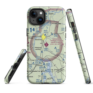 Savannah Hardin County Airport (SNH) VFR Sectional  Tough iPhone Case