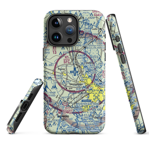 Savannah Hilton Head International Airport (SAV) VFR Sectional  Tough iPhone Case