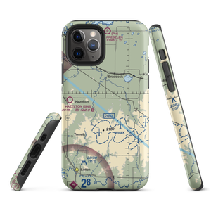 Saville Private Airport (0ND7) VFR Sectional  Tough iPhone Case