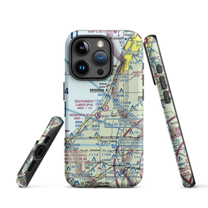 Sawyer / Southwest Lakes Airpark (US-0182) VFR Sectional  Tough iPhone Case