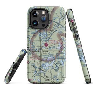 Sawyer County Airport (HYR) VFR Sectional  Tough iPhone Case