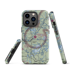 Sawyer County Airport (HYR) VFR Sectional  Tough iPhone Case