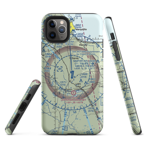 Sawyer International Airport (SAW) VFR Sectional  Tough iPhone Case