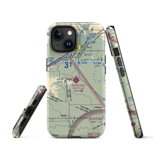 Sayre Municipal Airport (3O4) VFR Sectional  Tough iPhone Case