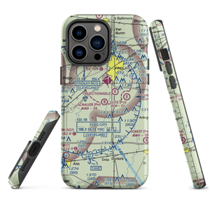 Schaller Airport (27OH) VFR Sectional  Tough iPhone Case