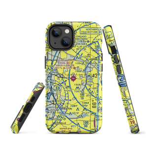 Schaumburg Regional Airport (06C) VFR Sectional  Tough iPhone Case