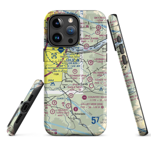 Schmidt Airport (6OR7) VFR Sectional  Tough iPhone Case