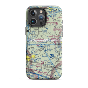 Schneider Haven Airstrip (NC75) VFR Sectional  Tough iPhone Case