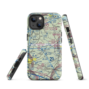 Schneider Haven Airstrip (NC75) VFR Sectional  Tough iPhone Case
