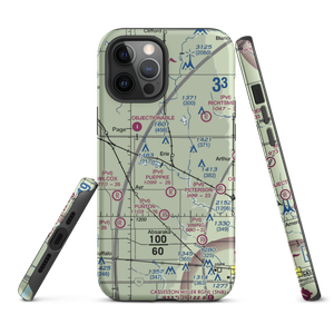 Schroeder Private Airport (38ND) VFR Sectional  Tough iPhone Case