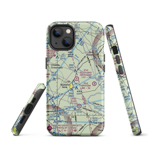 Scotland Neck East Airport (2NC7) VFR Sectional  Tough iPhone Case