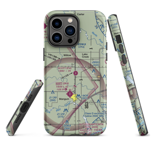 Scott Airport (7OK2) VFR Sectional  Tough iPhone Case