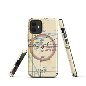 Scott City Municipal Airport (TQK) VFR Sectional  Tough iPhone Case