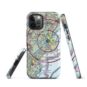 Scottow Bog Flightpark Ultralightport (ME66) VFR Sectional  Tough iPhone Case