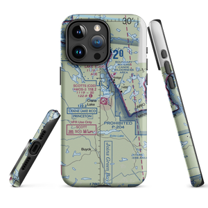 Scotts Seaplane Base (CDD) VFR Sectional  Tough iPhone Case