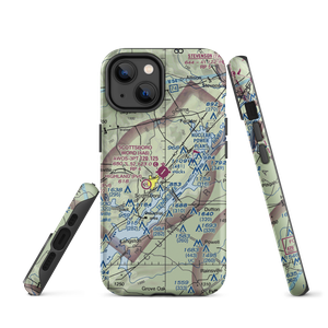 Scottsboro Municipal Word Field (4A6) VFR Sectional  Tough iPhone Case