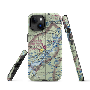 Scottsboro Municipal Word Field (4A6) VFR Sectional  Tough iPhone Case