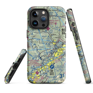Scranton Municipal Airport. (SCR) VFR Sectional  Tough iPhone Case