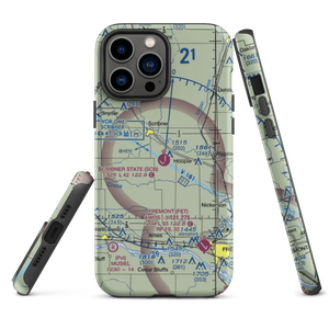 Scribner State Airport (SCB) VFR Sectional  Tough iPhone Case