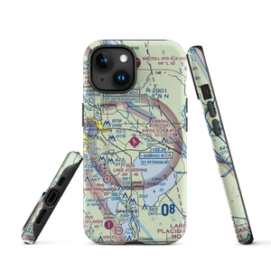 Sebring Regional Airport (SEF) VFR Sectional  Tough iPhone Case