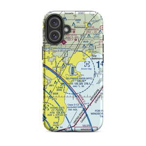 Selfridge Air National Guard Base Airport (MTC) VFR Sectional  Tough iPhone Case