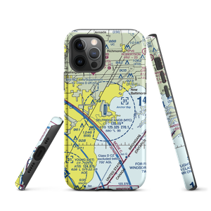 Selfridge Air National Guard Base Airport (MTC) VFR Sectional  Tough iPhone Case