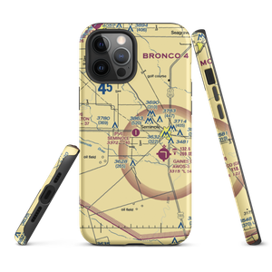 Seminole Spraying Service Airport (39TE) VFR Sectional  Tough iPhone Case